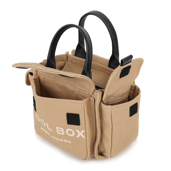 MARC JACOBS Handbag The Mini Tool Box Leather Beige - Picture 7 of 9